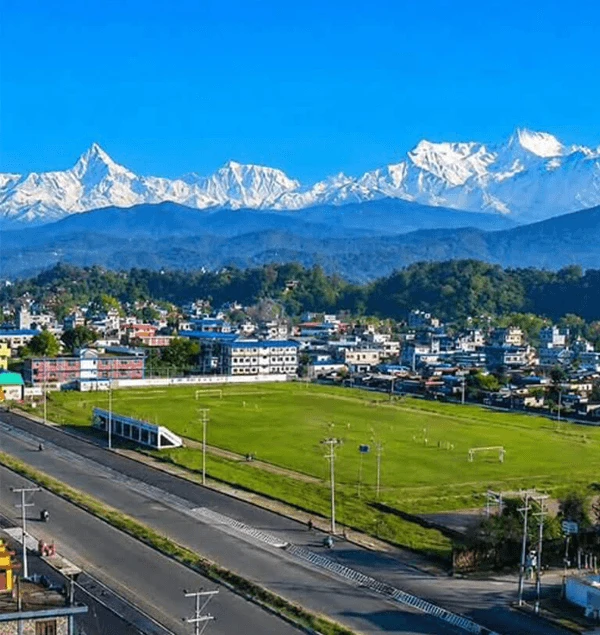 Mountain view from Pokhara