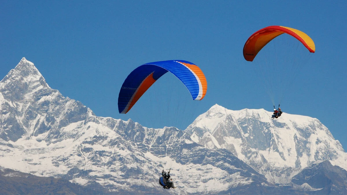 Paragliding in Nepal