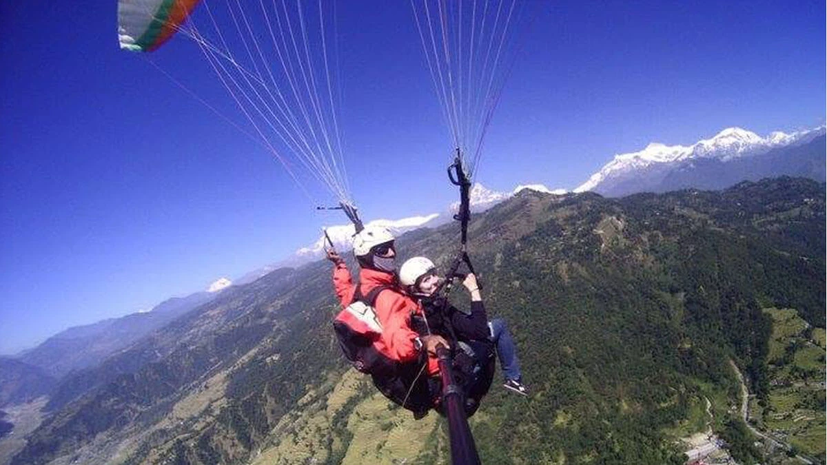 Paragliding in Nepal